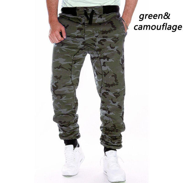 Men Camouflage Hip Hop Casual Pants