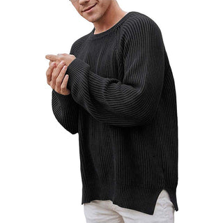 Buy black Men Pullover Solid Colored Sweater