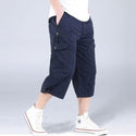 Men Loose Multi Pocket Shorts