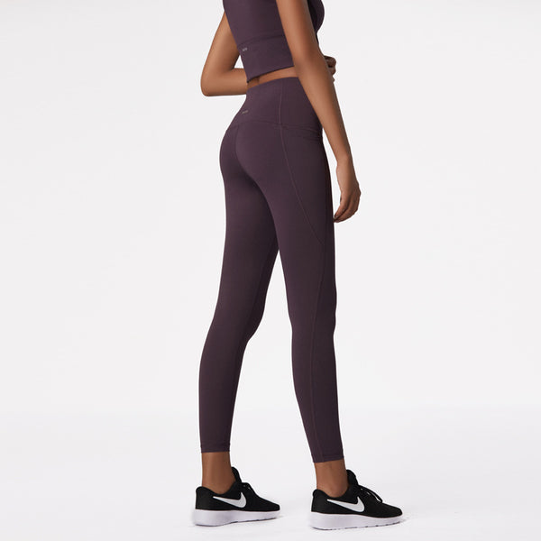 High Waist Side Pocket Nylon Leggings