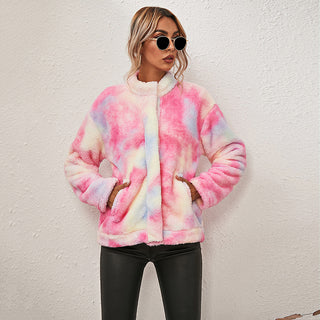 Buy style-3 Double-Sided Plush Loose Fleece Jacket