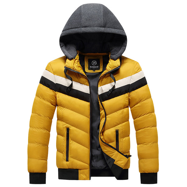 Men Winter Casual Hooded Jacket