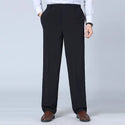 Men Deep Crotch Silk Pants