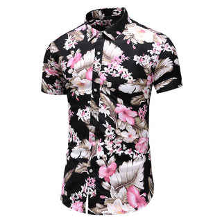 Men Floral Printing Shirts