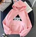 Women Peeking Cat Hoodie