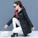 Mid-length Thick Down Cotton Jacket