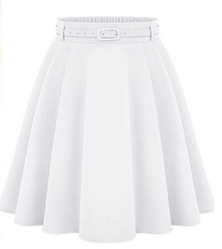 Buy white Women High-Waist Stretchy Skirt