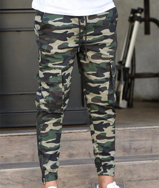 Buy green Men Colorful Camouflage Pants