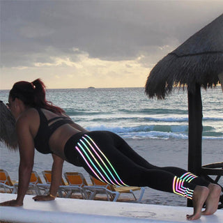 Buy black Women&#39;s Fitness Night Glowing Leggings