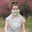 Women Chiffon One-Piece Mask Scarf