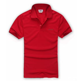 Buy red Men Lapel Polo T-shirts