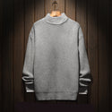 Men Plain Solid Colored Sweater