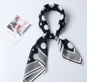 Women Square Neck Dot-Print Scarves