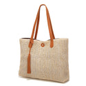 Large Woven Straw and Shoulder Bag