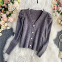 Women V-neck Sweater