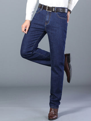 Buy blue Men Straight Leg Jeans