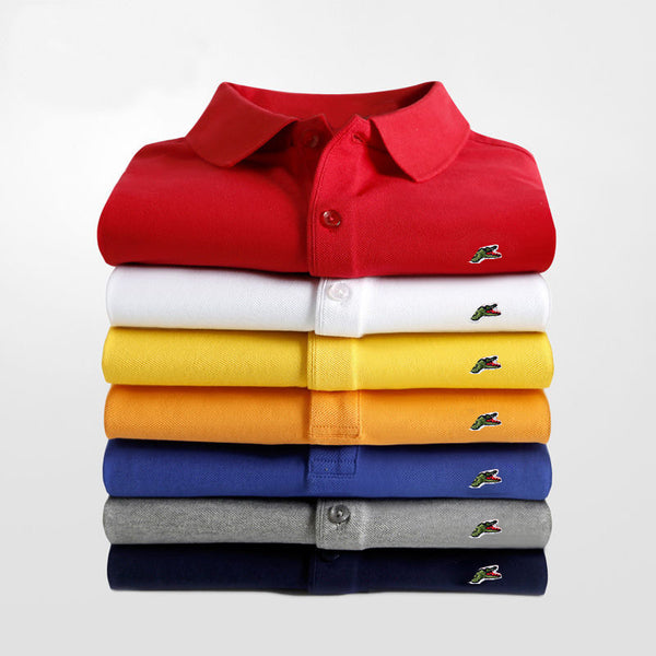 Men Lapel Polo T-shirts