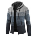 Men Hooded Zipper Sweater