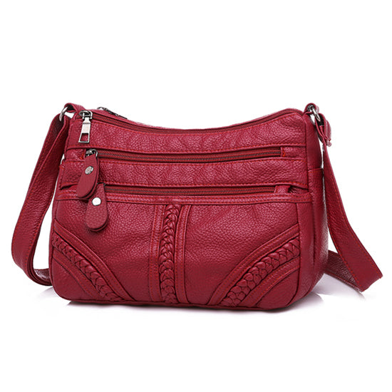 Women Soft Leather Crossbody Bag