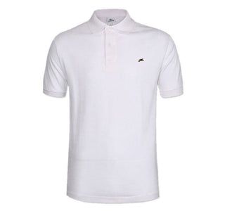 Buy white Men Lapel Polo T-shirts