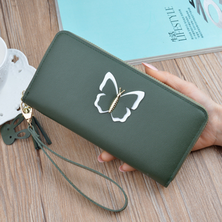 Buy green Butterfly Wallet with Rabbit-Shaped Extension Handle