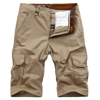 Buy khaki Men Loose Thin Shorts