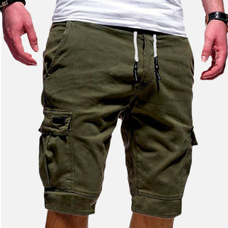 Buy army-green Men Casual Sports Summer Shorts