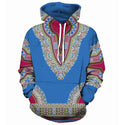 Men Ethnic Patterned Multi Colored Hoodie