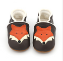 Mr. Fox Leather Crib Shoes