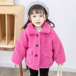 Buy dark-pink Kids Cotton Wool Sweater