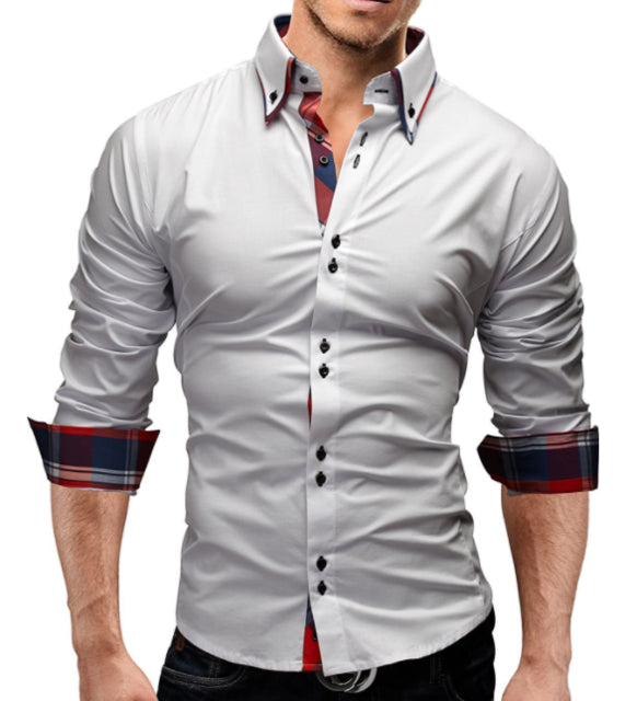 Men Classic Inner Slim Shirt