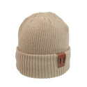 Solid Colored Knitted Wild Wool Hat