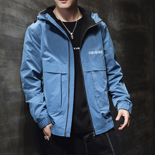 Buy grey-blue Men Tooling Casual Jacket