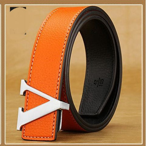 Men Letter V Belt