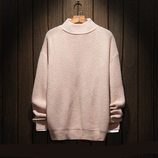 Buy pink Men Plain Solid Colored Sweater