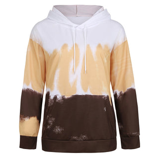 Buy yellow Tie-dye Print Hoodie