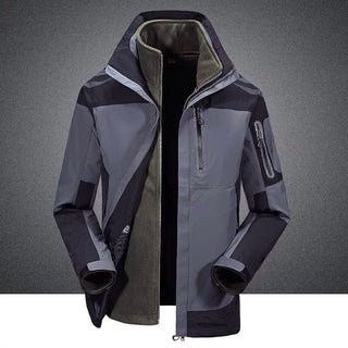 Men Thick Two-Piece Detachable Jacket