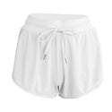 Polyester Elasticated Waist Layered Shorts