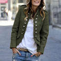 Women Buttoned Blazer