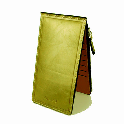 Women Slim Zippered Wallet