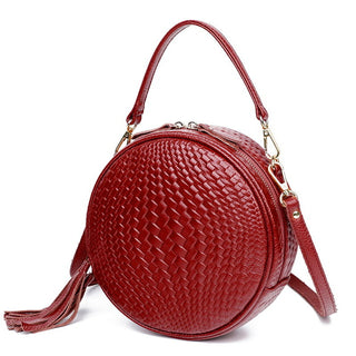 Buy red Women Leather Crossbody Envelope Bag