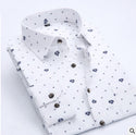 Men Floral Print Collared Shirt