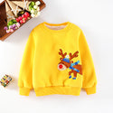 Cotton Pullover Reindeer Sweater