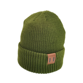 Buy green Solid Colored Knitted Wild Wool Hat