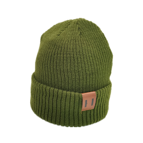 Solid Colored Knitted Wild Wool Hat