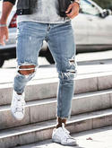 Men Ripped Skinny Jeans