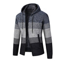 Men Hooded Zipper Sweater