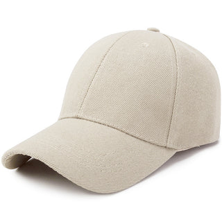 Buy light-beige Solid Colored Adjustable Sun Hat