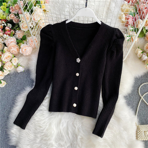 Women V-neck Sweater