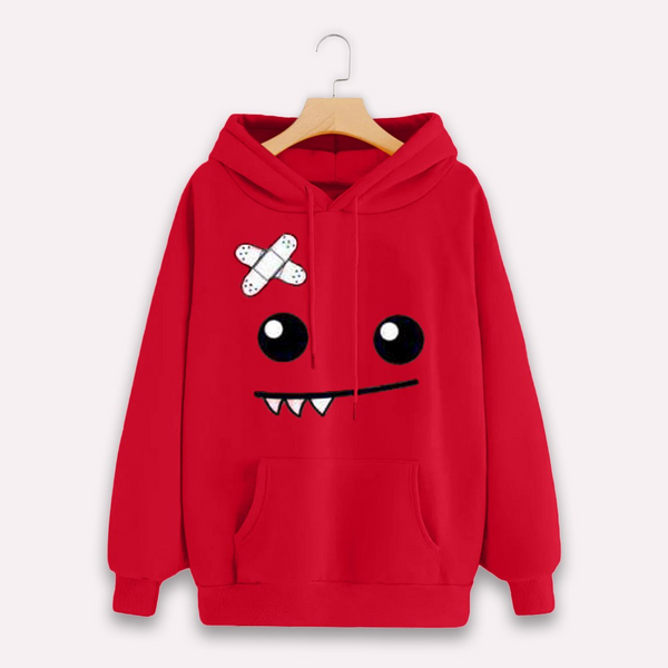 Unisex Cartoon Printed Hoodie